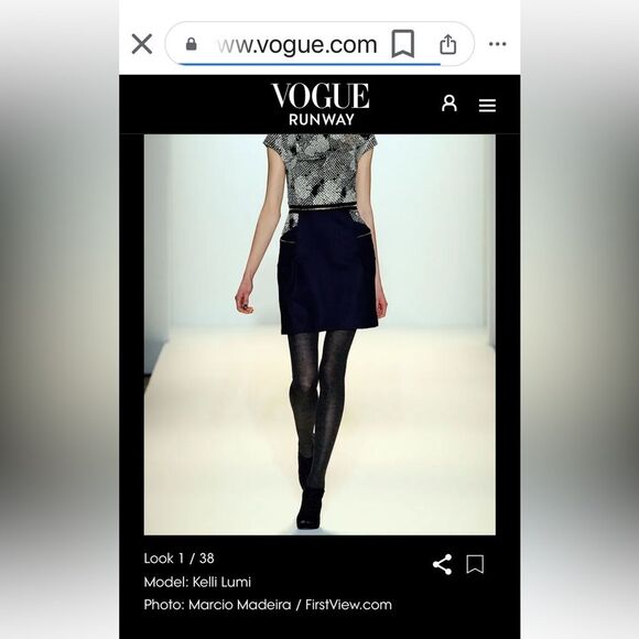 Lela Rose Pebble Print Mixed Media Mini Dress 2 - Picture 13 of 15